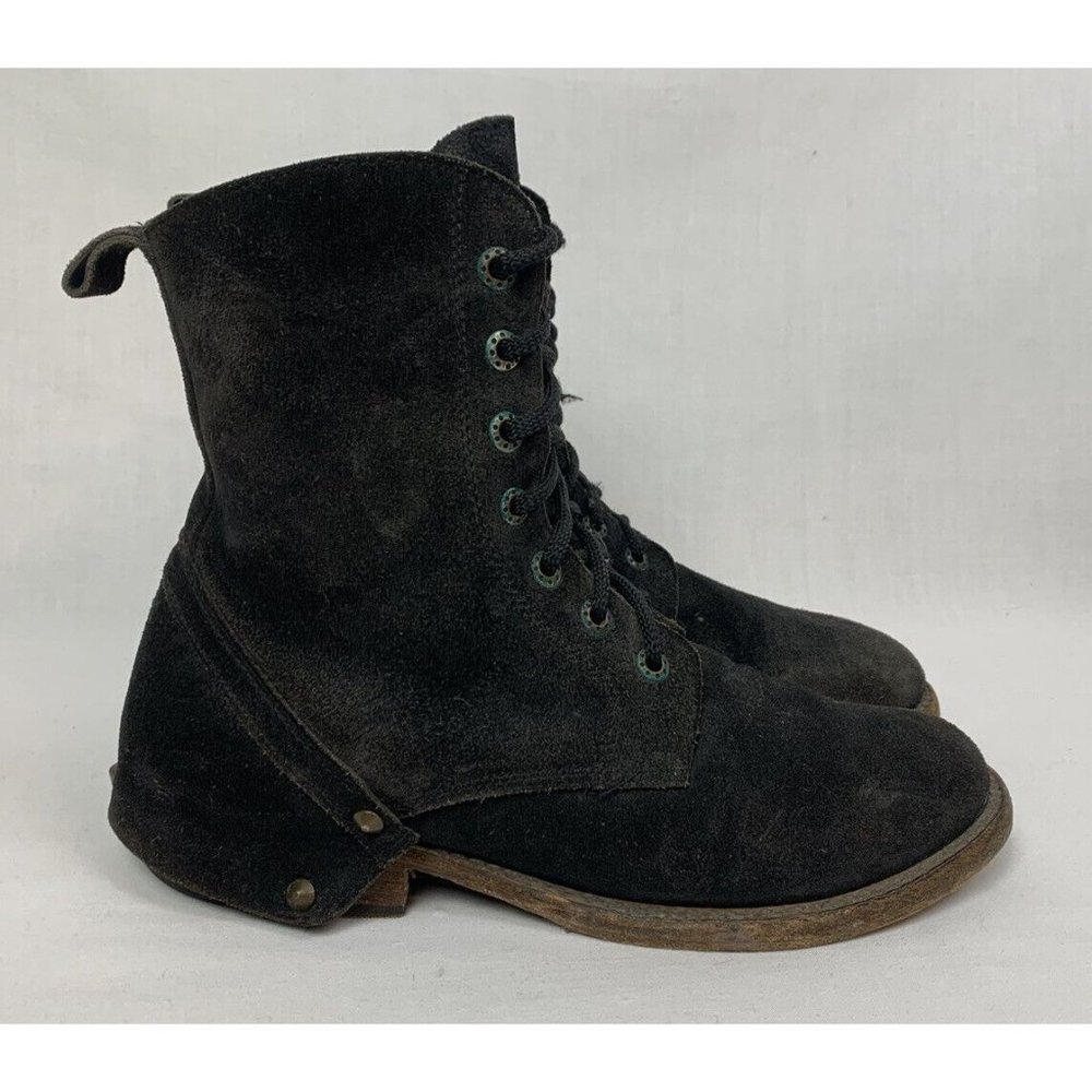 Bed Stu Boots Cobbler Series Suede Leather Goodyear Welt Hand Crafted Men’s 9